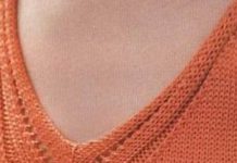 Горловина спицами