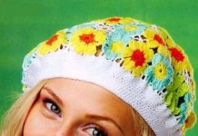 Связать берет крючком