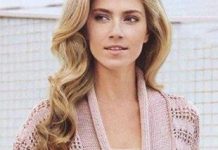 Кардиган без застежки спицами