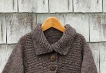 Детский кардиган спицами