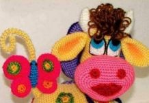 Корова крючком