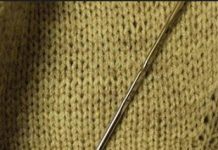 Обработка края изделия