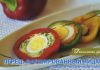 Перец, фаршированный яйцами и сырно — чесночной смесью