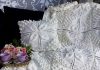 Вязаный плед и чехлы на подушки