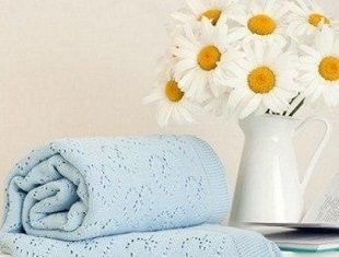 Детский плед спицами