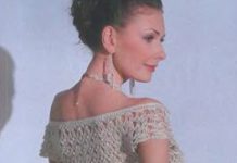 Схема вязания платья крючком