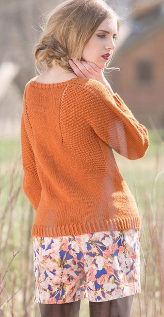 Вязание модного пуловера