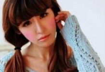 Пуловер с ромбами спицами