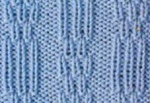 Вязание рельефных узоров спицами