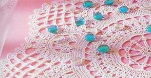 Вязание салфетки крючком