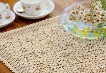 Салфетка из мотивов крючком