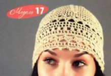 Ажурная летняя шапочка крючком