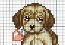Вышивка — схемы собак