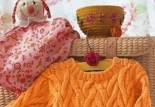 Свитер для малыша спицами