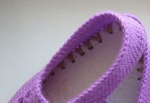 Связать тапки крючком
