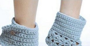 Тапочки-носочки крючком