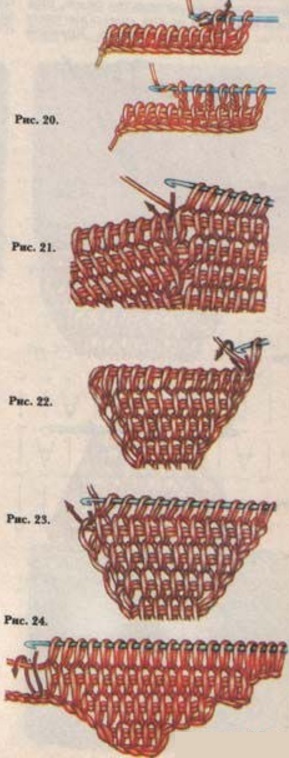 Тунисское вязание крючком