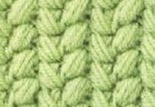 Узор Колос крючком