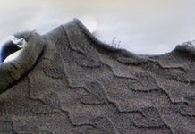 Узор Сердечко спицами