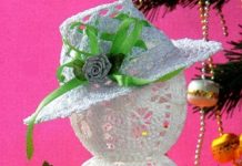 Вязанный снеговик