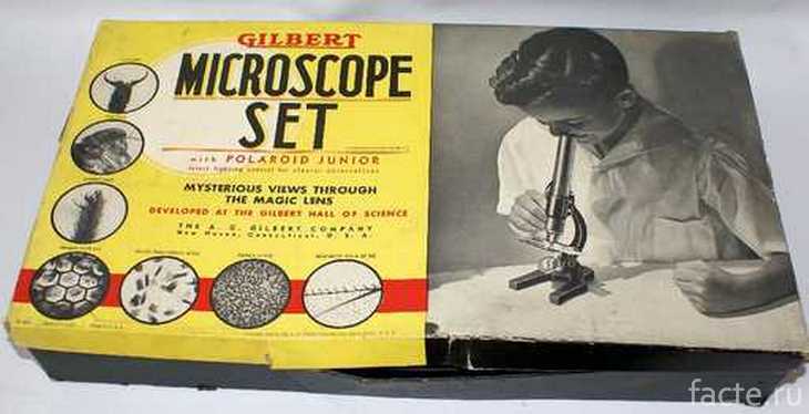 Игрушечный микроскоп
